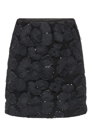 STURITA VELVET SEQUIN SHORT SKIRT JRS