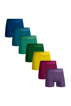 Heren 7-pack licht katoenen effen