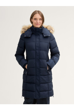 Pufferjacks met afneembare capuchon