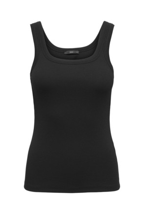 Regular Fit U-Neck Sleeveless (S/L) Regular Fit Basic Top met Stijlvolle U-Hals