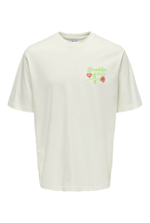 Relaxed Fit O-Hals Korte Mouwen (K/M) Heren
