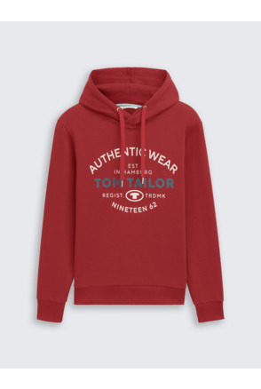 Basic sweatshirt met capuchon