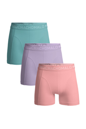 Heren 3-Pack Boxershorts Effen