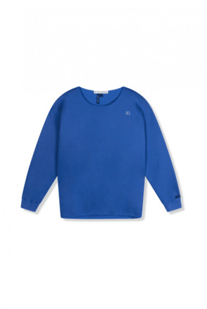 raw edge statement sweater