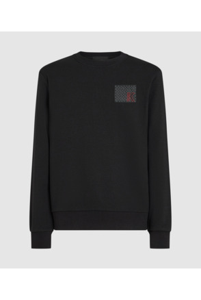 K LOGO WOVEN LABEL SWEATSHIRT