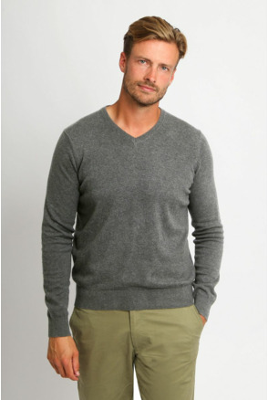 Suitable Respect Vinir Pullover Melange Antraciet