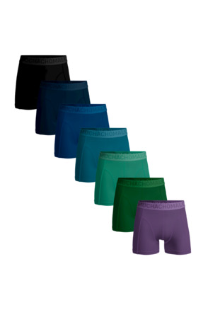 Heren 7-pack licht katoenen effen