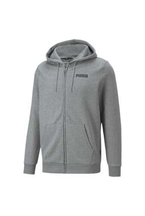 ESS FZ Hoody FL M Medium Gray Heather