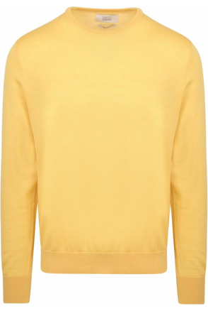 King Essentials The John Pullover Merino Geel