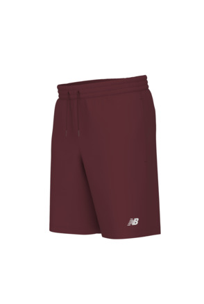New Balance Heren Sport Korte Broek Rood French Terry