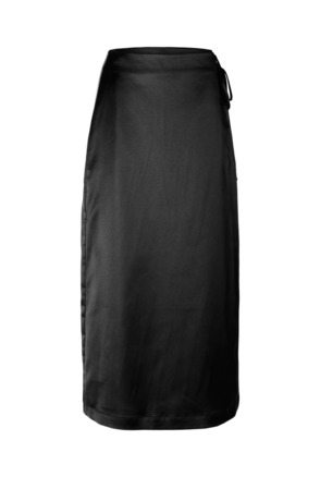 SLFKAMILLA SATIN ANKLE WRAP SKIRT D