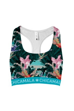 Meisjes 1-pack racer back Print Print