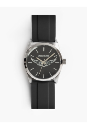 ZADIG RUBBER WATCH 33 BLACK