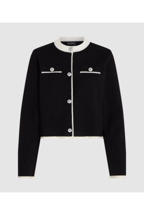 BW FANCY BUTTON KNIT CARDIGAN