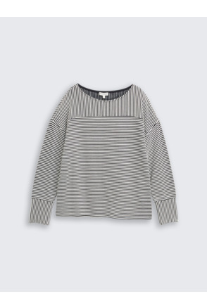 Sweatshirt met voetenbank structuur