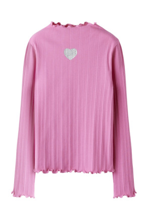 Slim Fit Mock Neck Lange Mouwen (L/M) Meisjes