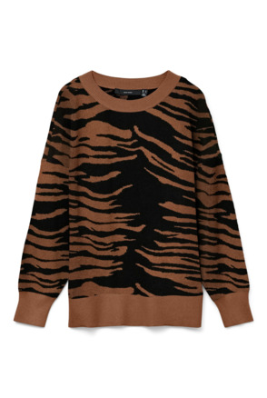 VMNANCY LS O-NECK LONG PULLOVER BOO