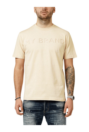 MY BRAND LOGO CAMEL T-SHIRT