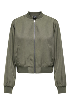 O-Neck Long Sleeves (L/S) Bomberjack met lange mouwen en O-hals voor dagelijks gebruik