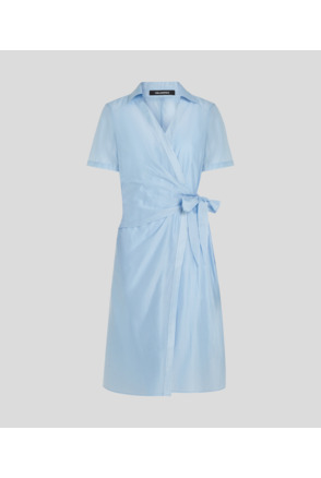 SHEER WRAP DRESS