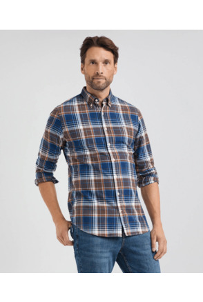 Light Flannel Multi Check Shirt