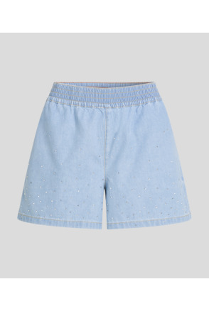RHINESTONE DENIM SHORTS
