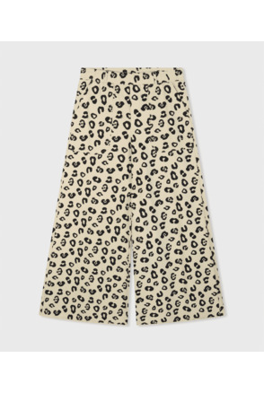 10DAYS Dames brede jogger luipaard organisch katoen