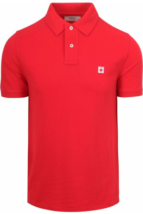 King Essentials The Rene Poloshirt Rood