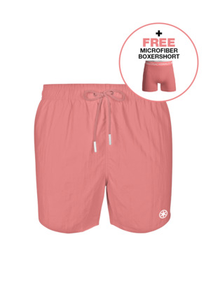 Heren Zwembroek Effen Dusty Pink