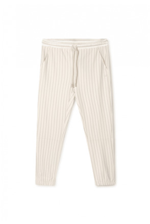 10DAYS Dames gestreepte cropped jogger katoen