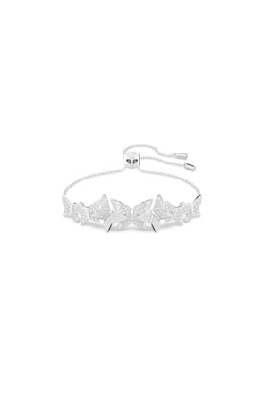 Idyllia Lilia Soft Bangle Rhodium shiny Crystal