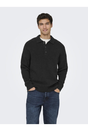 Polo met korte mouwen met relaxte pasvorm Heren