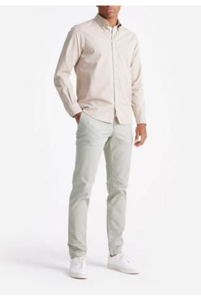 King Essentials The Tommy Overhemd Beige