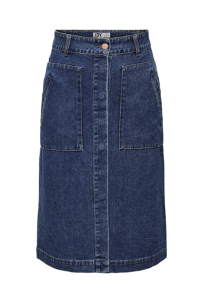 JDYOLIVIA HW SKIRT DB DNM NOOS