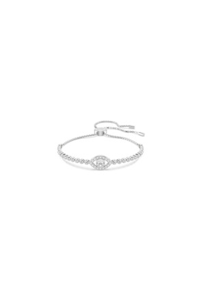 Matrix Tennis Soft Bracelet Rhodium shiny White Crystal