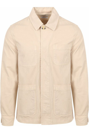 King Essentials The Benjamin Overshirt Ecru