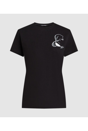 SKETCH CAMEO PRINT T-SHIRT