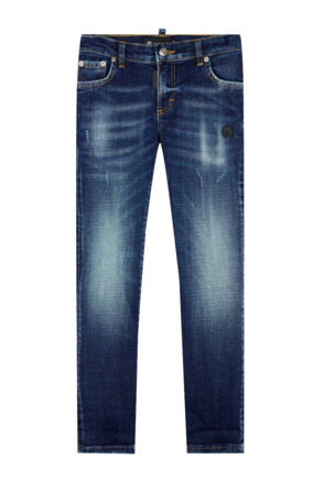 BASE WASHED DENIM JEANS