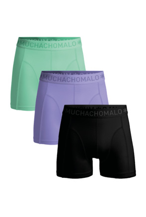 Heren 3-Pack Boxershorts Effen