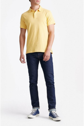 King Essentials The James Poloshirt Geel