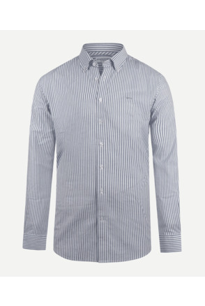 Sretch Oxford Shirt Big Stripe