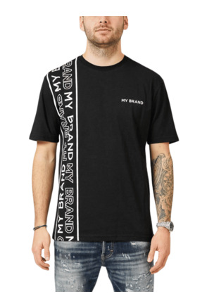 MY BRAND LINES BLACK T-SHIRT