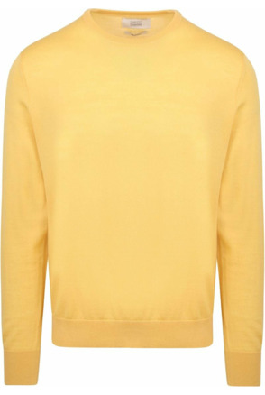 King Essentials The John Pullover Merino Geel