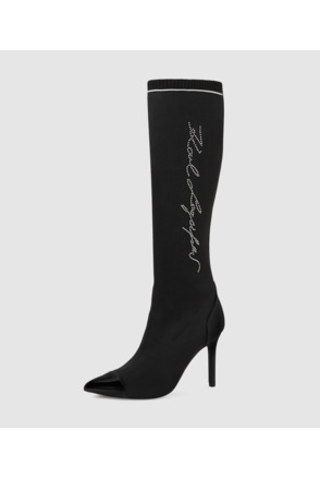 KNEE HIGH SIGNATURE KNIT BOOTS