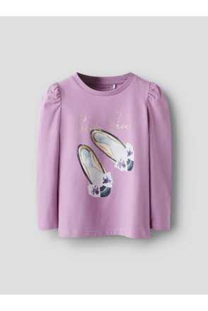 Normale pasvorm ronde hals lange mouwen (L/S) Meisjes