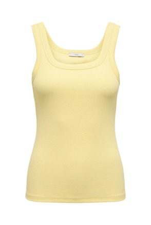 Regular Fit U-Neck Sleeveless (S/L) Regular Fit Basic Top met Stijlvolle U-Hals