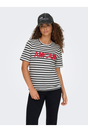 ONLKIKO LIFE S/S O-NECK TERRY TOP C