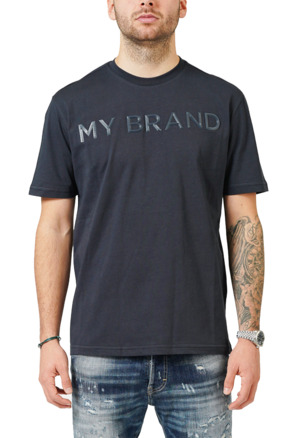 MY BRAND LOGO NAVY T-SHIRT