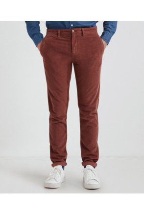 MF Ribfluwelen Chino GMD 100% Katoen Heren