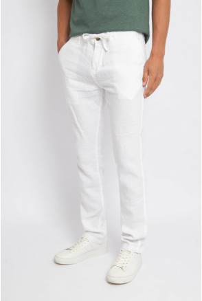 Suitable Chino Linnen Wit